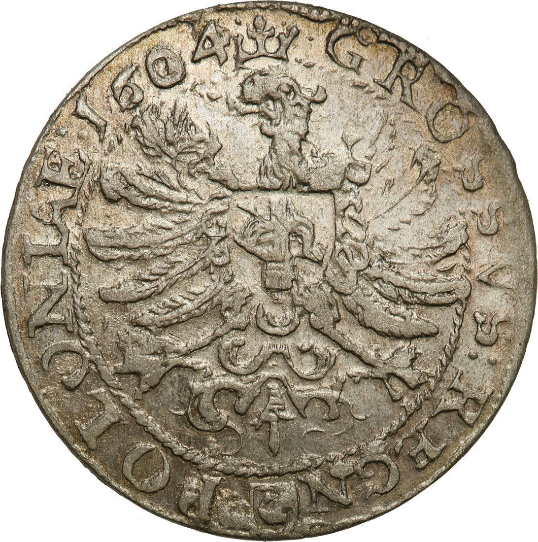 Zygmunt III Waza. Grosz 1604, Kraków